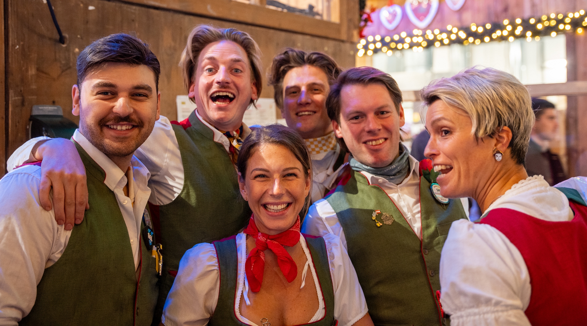 Freunde auf dem Oktoberfest